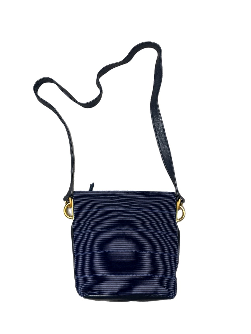 Vintage 90s Americana By Sharif Ribbed Crossbody Bag